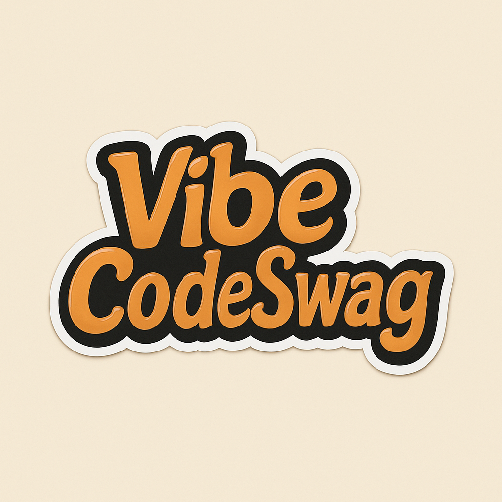 “VibeCodeSwag” Sticker